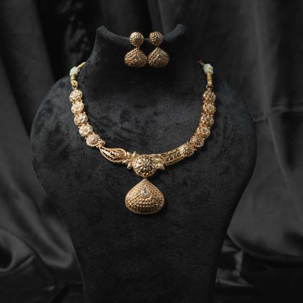Royal One Gram Gold Necklace Set