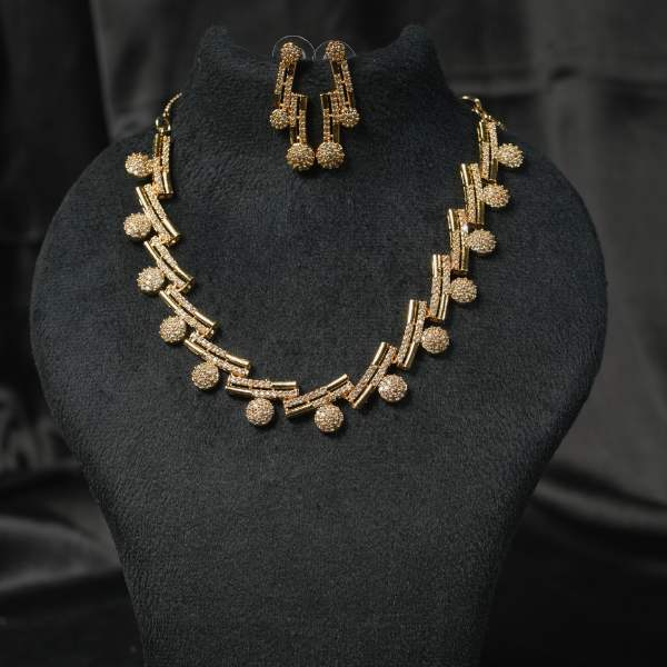 Bride Gold Plated Necklace Designs