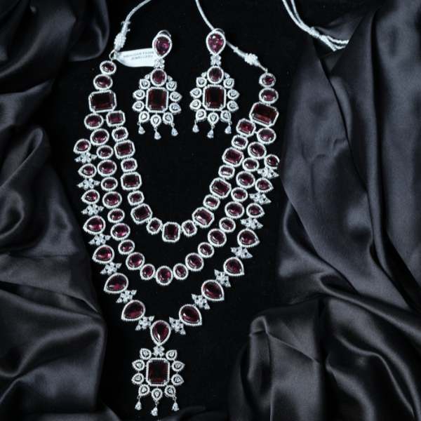 Luxury Diamond Necklace Set